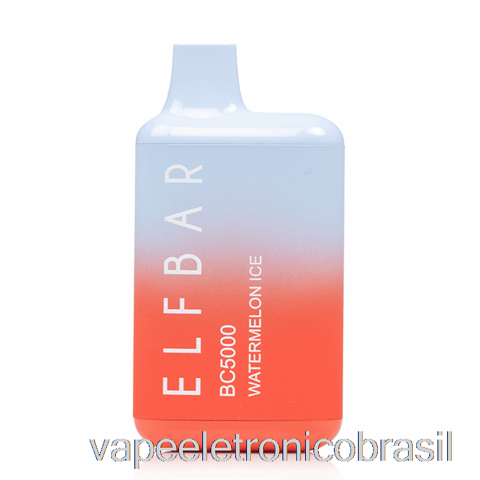 Vape Eletrônico Bc5000 0% Zero Nicotina Descartável Melancia Gelo